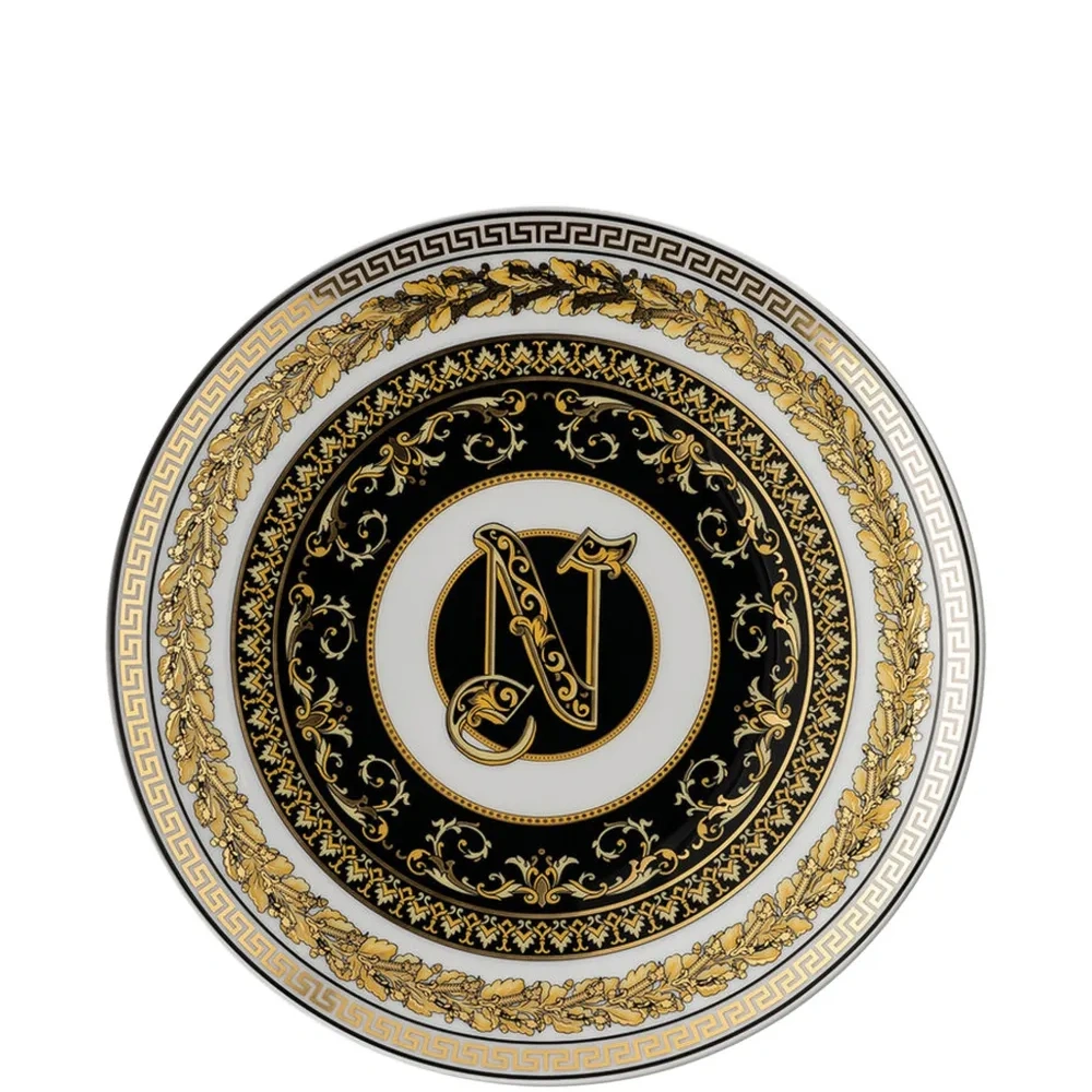 Тарелка с декором в виде буквы N из коллекции Virtus