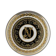 Тарелка с декором в виде буквы N из коллекции Virtus