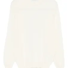 Джемпер с круглым вырезом и длинными рукавами