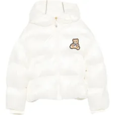 Куртка с аппликацией в виде медвежонка