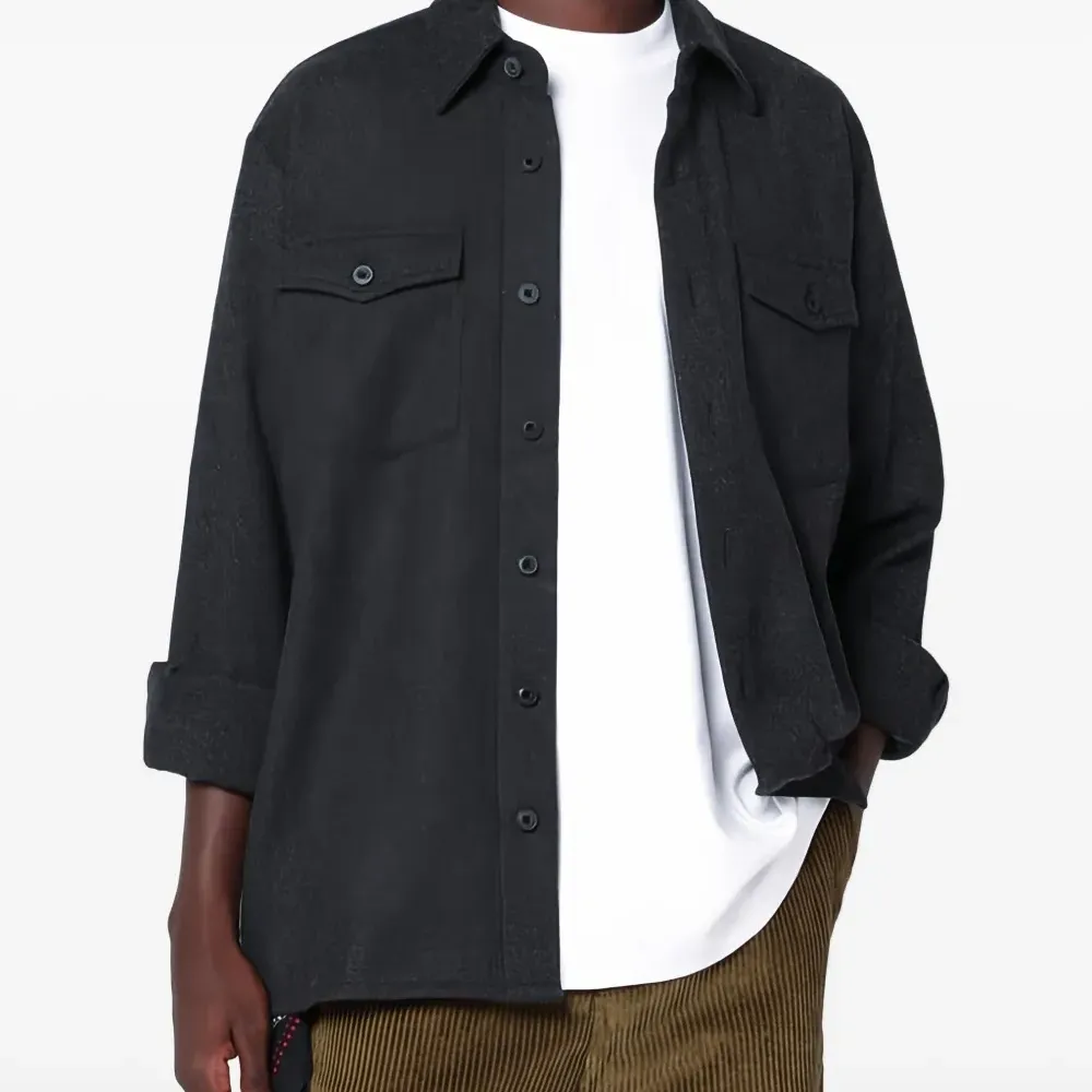 Рубашка с длинным рукавом и карманом