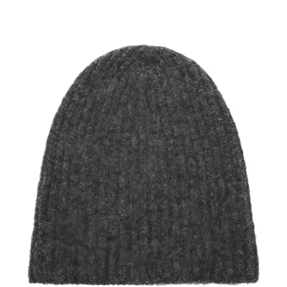 Вязаная шапка резинкой