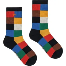 Носки в технике пэчворк