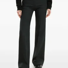 Расклешённые брюки с шлевками для пояса