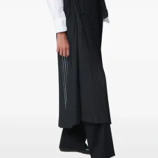 Плиссированная юбка с запахом