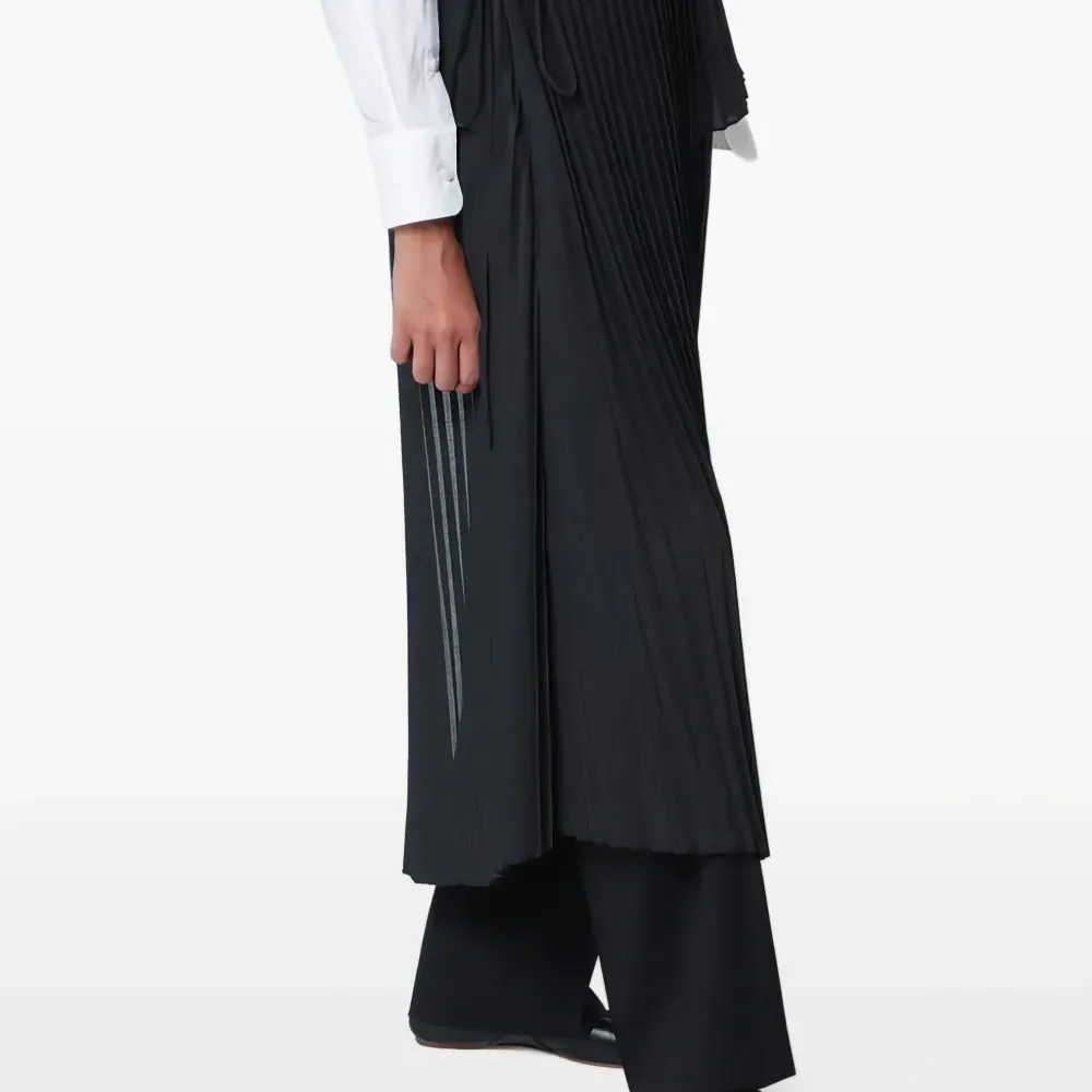 Плиссированная юбка с запахом