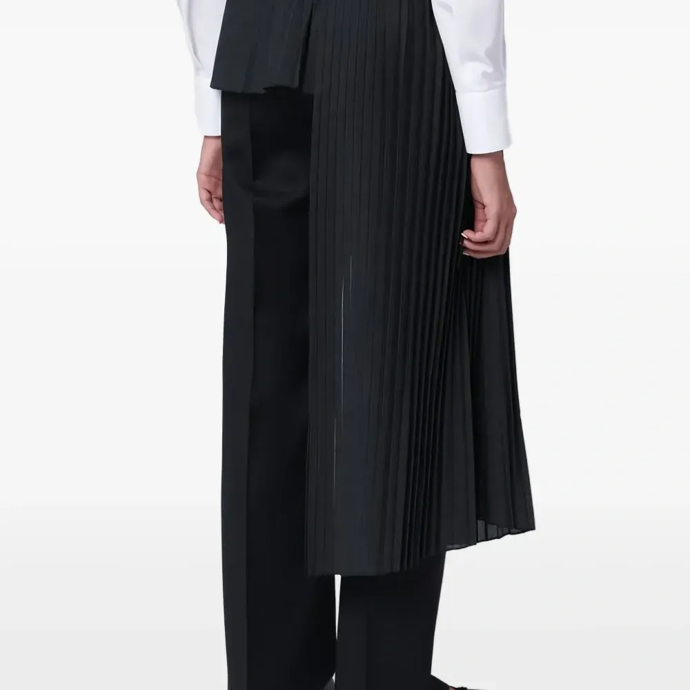Плиссированная юбка с запахом