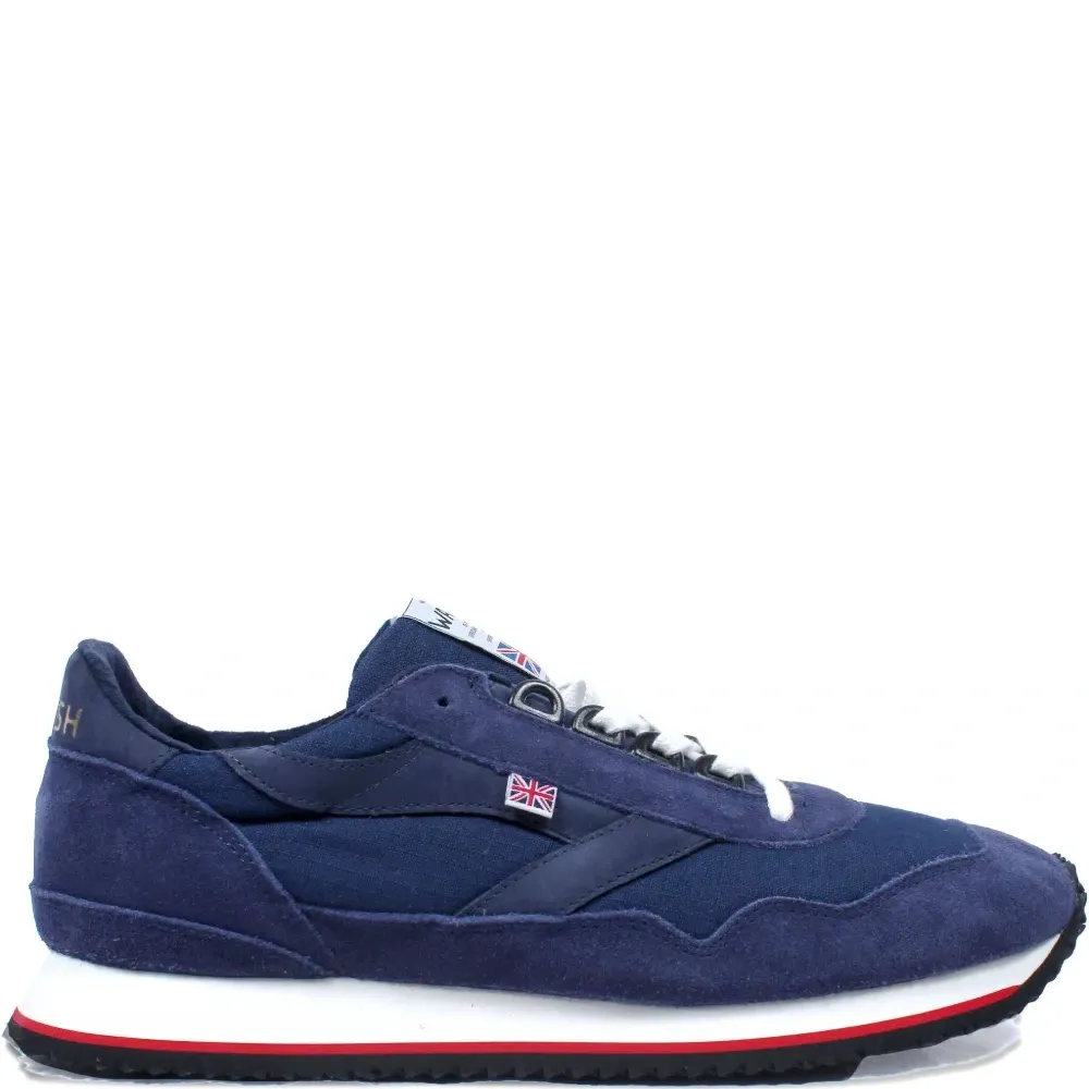 Кроссовки с замшевыми вставками