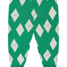 Вязаные брюки с ромбовидным узором Alden