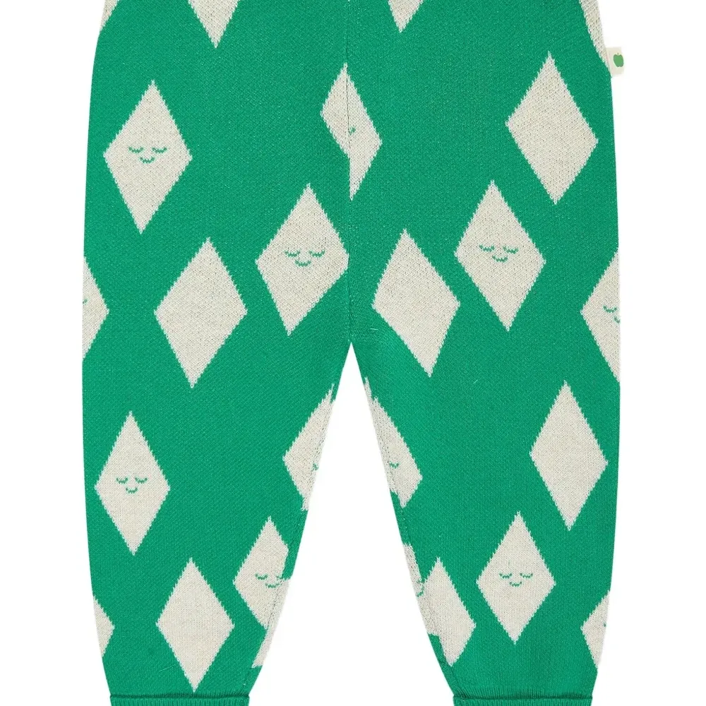 Вязаные брюки с ромбовидным узором Alden