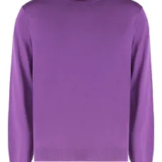 Шерстяной свитер с круглым вырезом