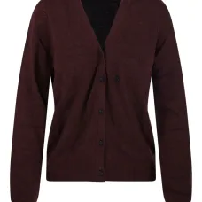 Кардиган с V-образным вырезом и застежкой на пуговицы