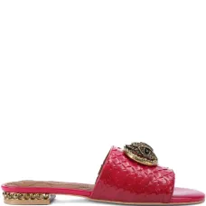 Плоские сандалии Chelsea с тиснением и пряжкой