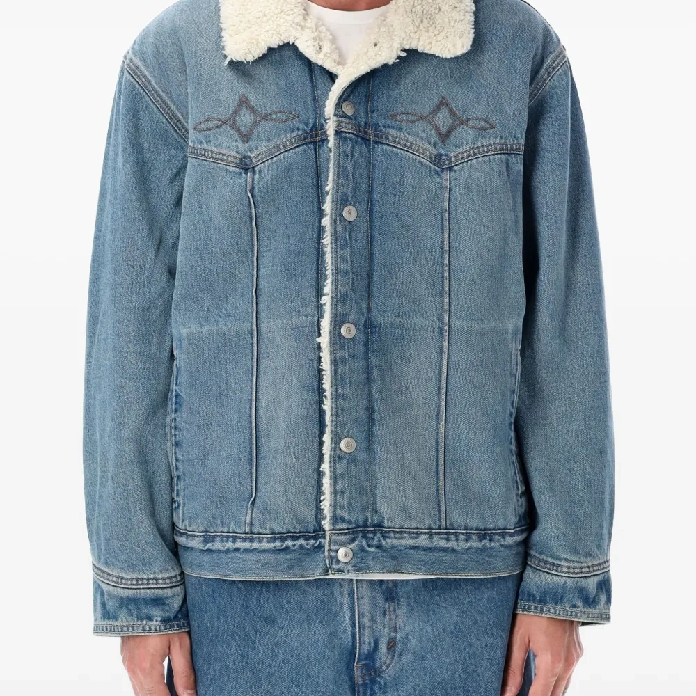 Куртка Western Sherpa Trucker с вышивкой