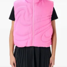 Дутый жилет на молнии