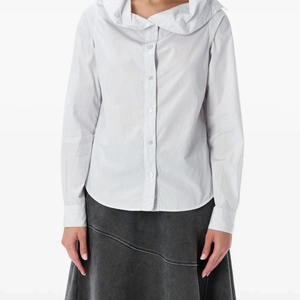 Рубашка в тонкую полоску с воротником "Diner" Рубашка в тонкую полоску с воротником "Diner"