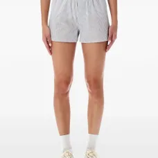 Полосатые шорты Yankees с засечками