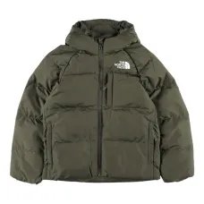 Стеганое пальто с капюшоном