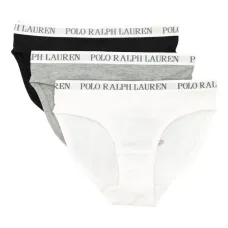 Комплект из трех трусов-брифов с логотипом Комплект из трех трусов-брифов с логотипом