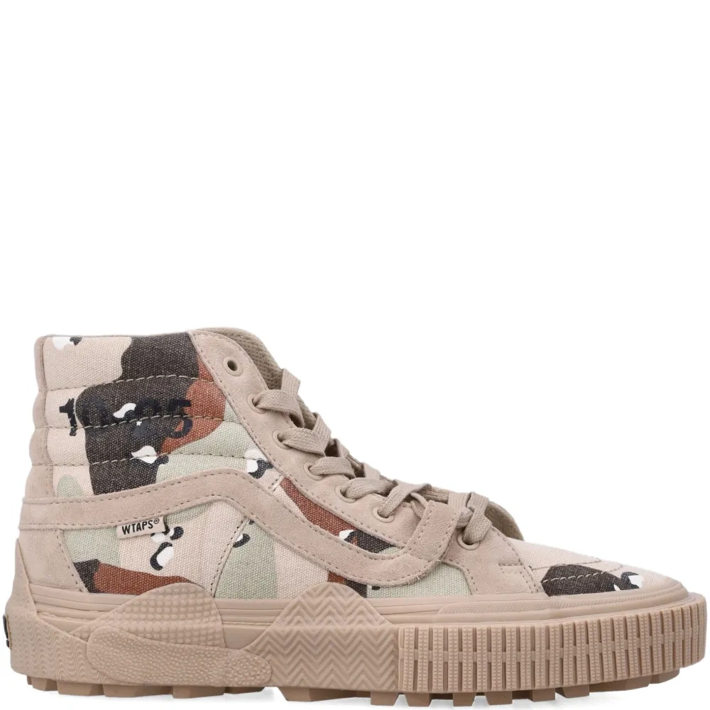 Кроссовки Sk8-Hi GL Lug в камуфляжном цвете из коллаборации OTW by Vans x WTAPS x OAMC