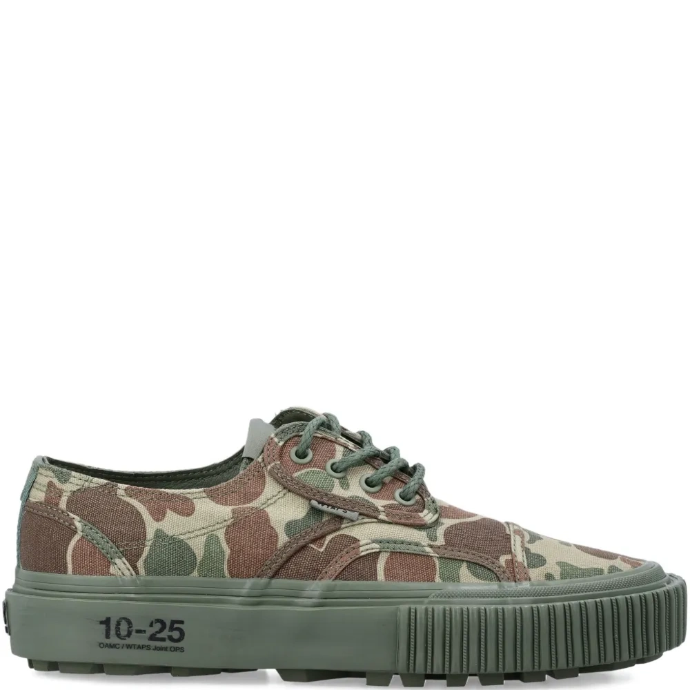 Кроссовки на платформе в камуфляже OTW by Vans x WTAPS x OAMC Seylynn