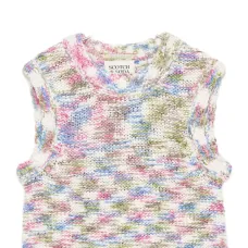 Меланжевый топ