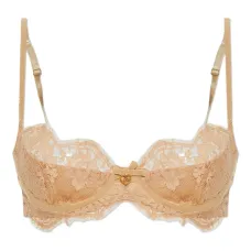 Бюстгальтер из кружев с цветочным узором