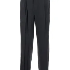 Брюки со складками спереди