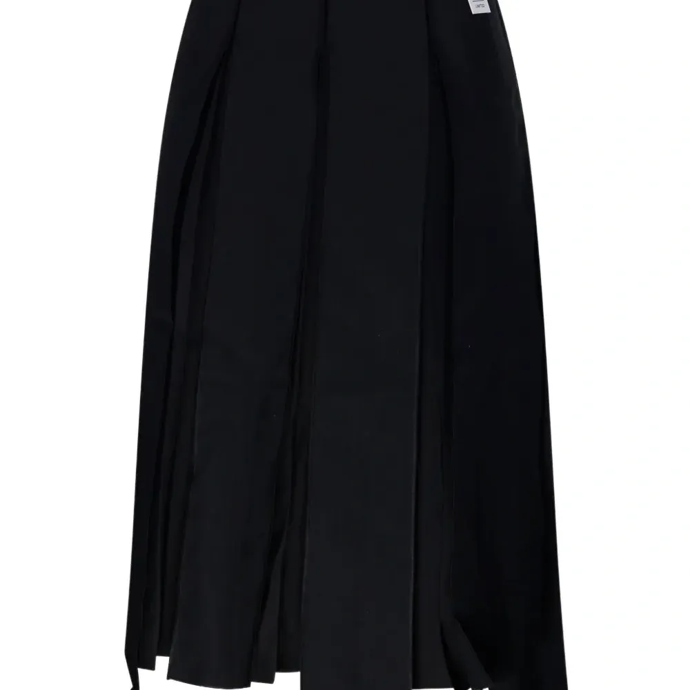 Плиссированная асимметричная юбка