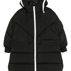 Стеганая куртка с капюшоном