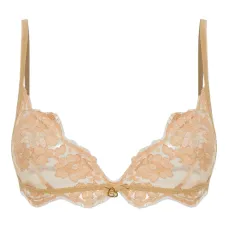 Бюстгальтер из кружев с цветочным узором