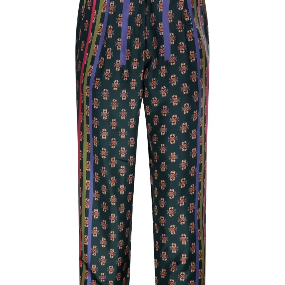 Брюки с цветочным принтом