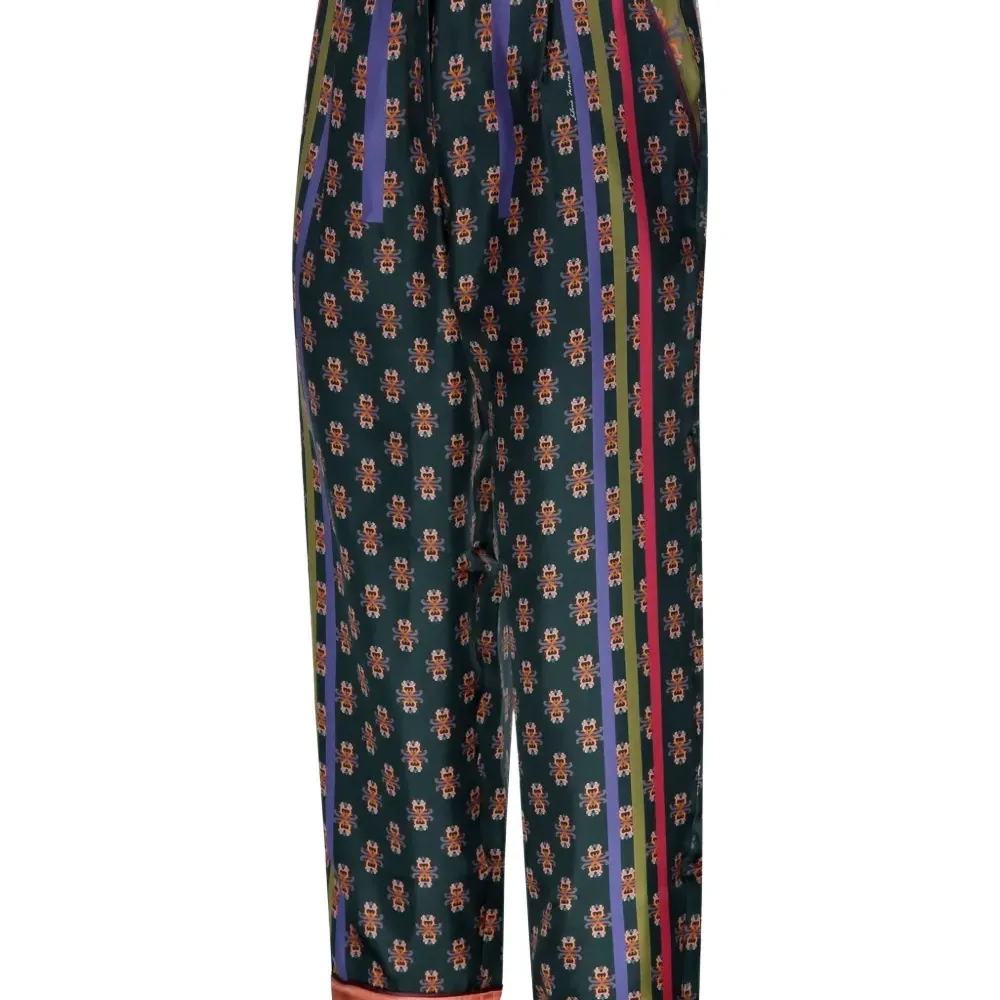 Брюки с цветочным принтом