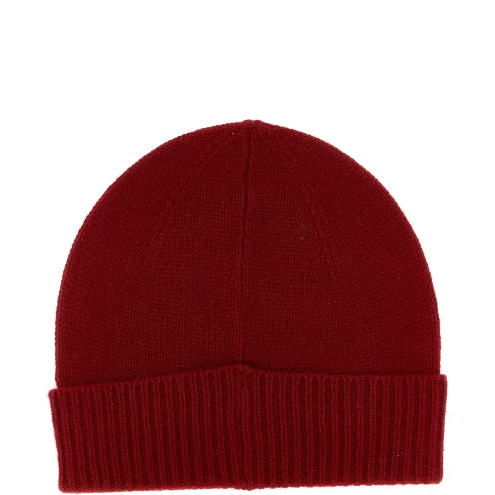 Кашемировая шапка с рубчатыми манжетами