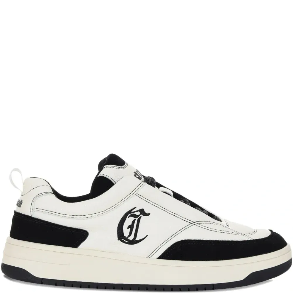 Кожаные кроссовки с логотипом