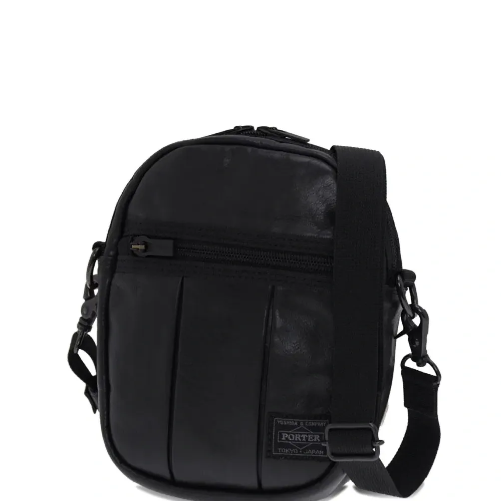 Сумка на плечо с кожаными вставками