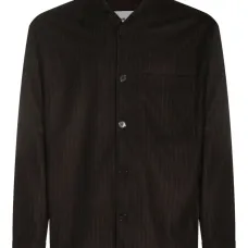 Рубашка в тонкую полоску