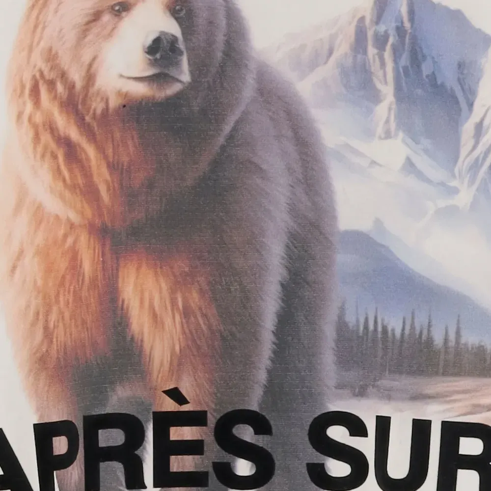 Футболка с принтом медведя