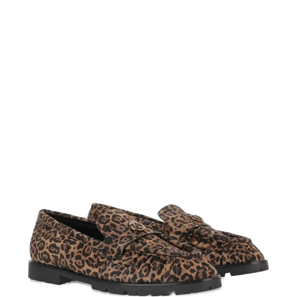 Лоферы с леопардовым принтом