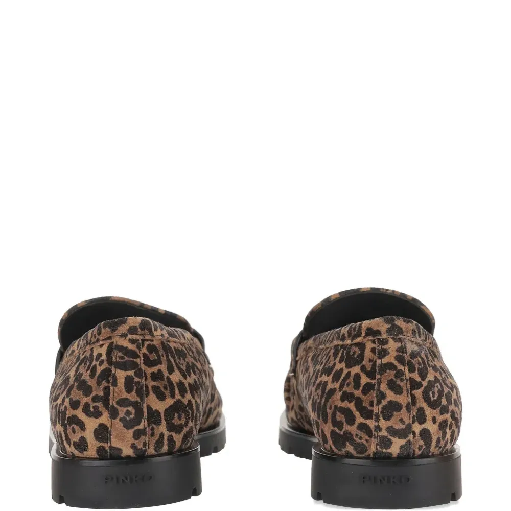 Лоферы с леопардовым принтом