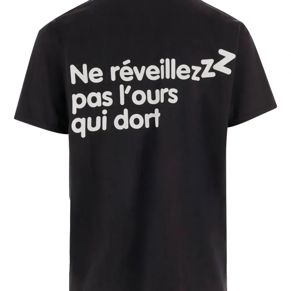 Хлопковая футболка с принтом в виде медведя