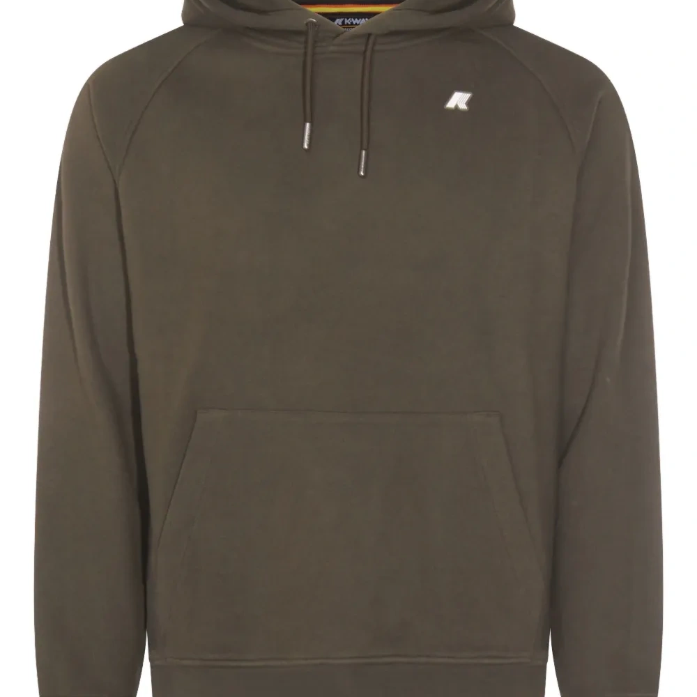 Худи с нашивкой-логотипом и длинными рукавами