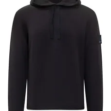 Худи из шерсти с нашивками