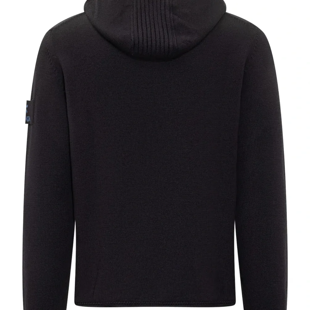 Худи из шерсти с нашивками