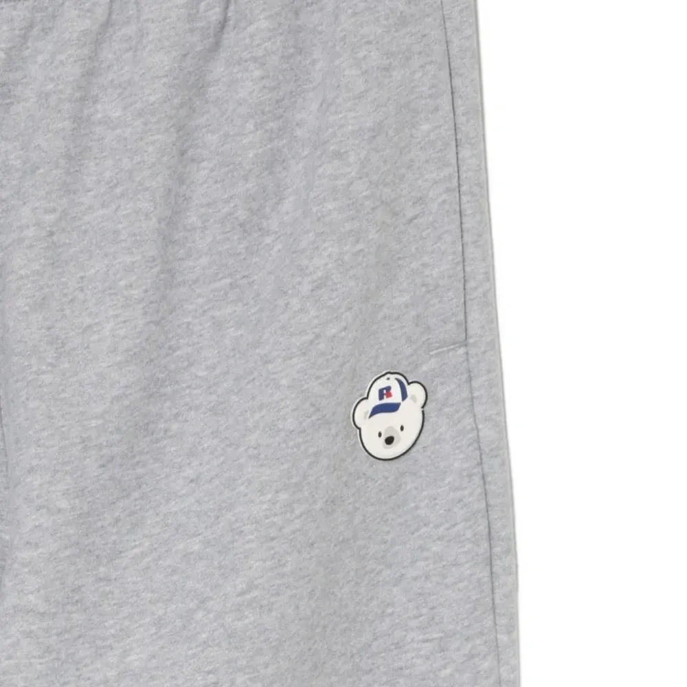 Брюки с тиснением из коллаборации с Russell Athletic