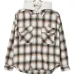 Куртка в клетку с вышитым логотипом
