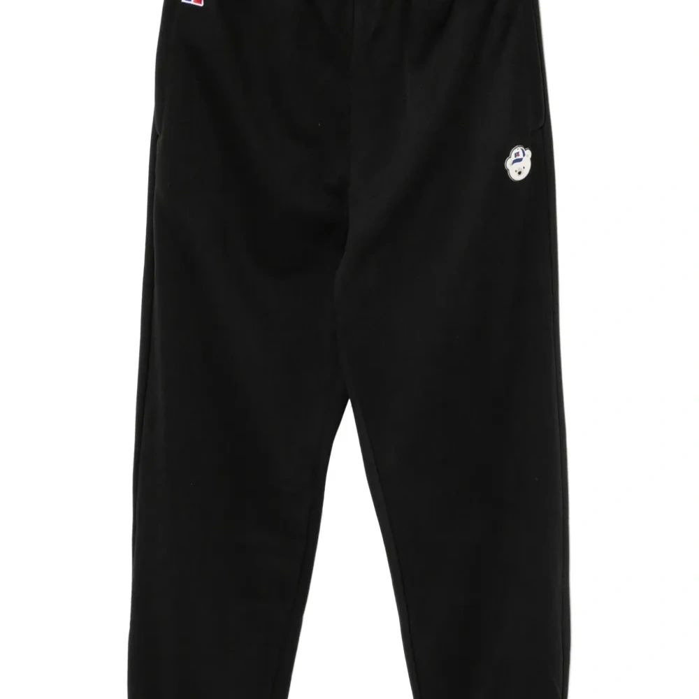 Брюки с тиснением из коллаборации с Russell Athletic