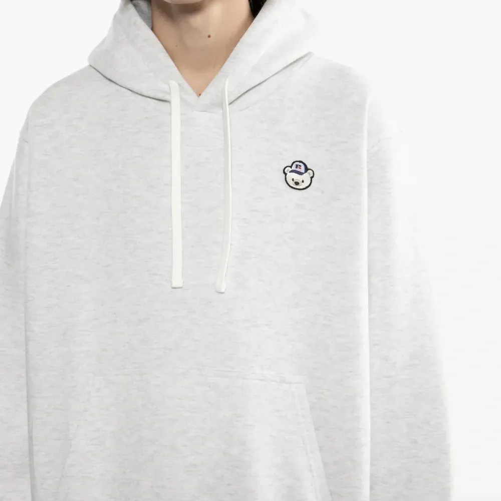 Худи с вышитым логотипом из коллаборации с Russell Athletic