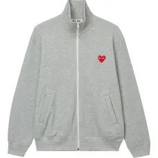 Свитшот с сердцем на молнии