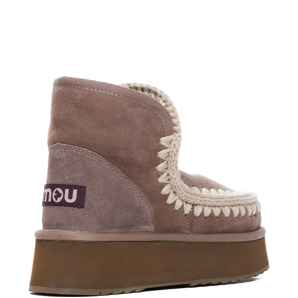 Замшевые ботинки Mou на щиколотке